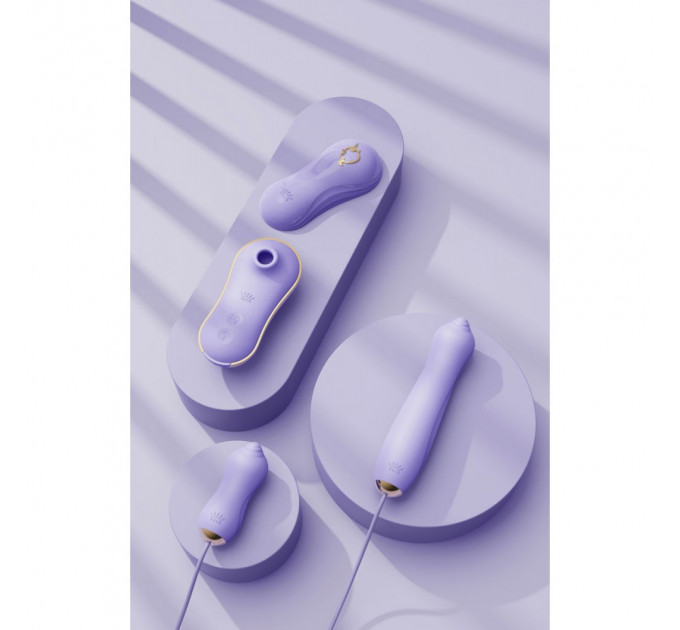 Набор секс игрушек Zalo UNICORN Vibratrion & Thrusting Set - VIOLET