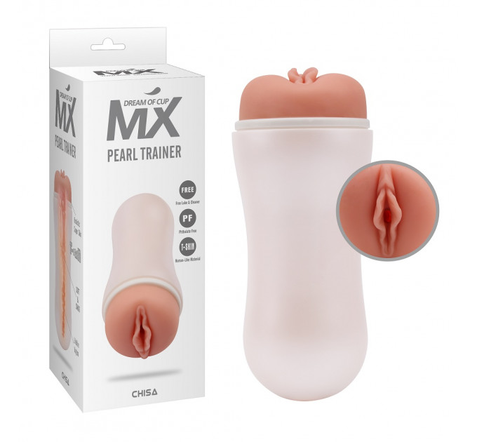 Мастурбатор-Вагина киберкожа в колбе Chisa Pearl Trainer