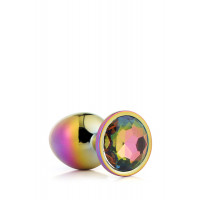 Dt21781 Райдужна анальна пробка GLEAMING LOVE MULTICOLOUR PLUG SMALL