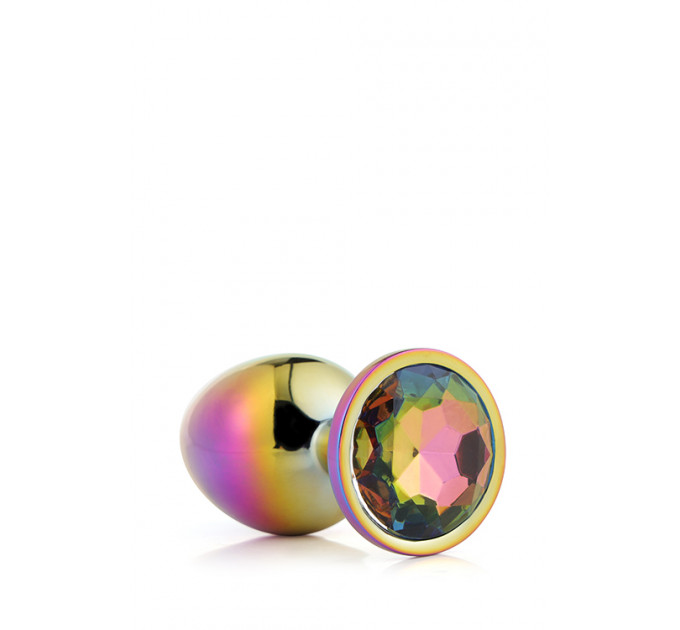 DT21781 Радужная анальная пробка GLEAMING LOVE MULTICOLOUR PLUG SMALL