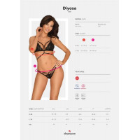 Комплект Obsessive DIY set 2-pcs black S / M