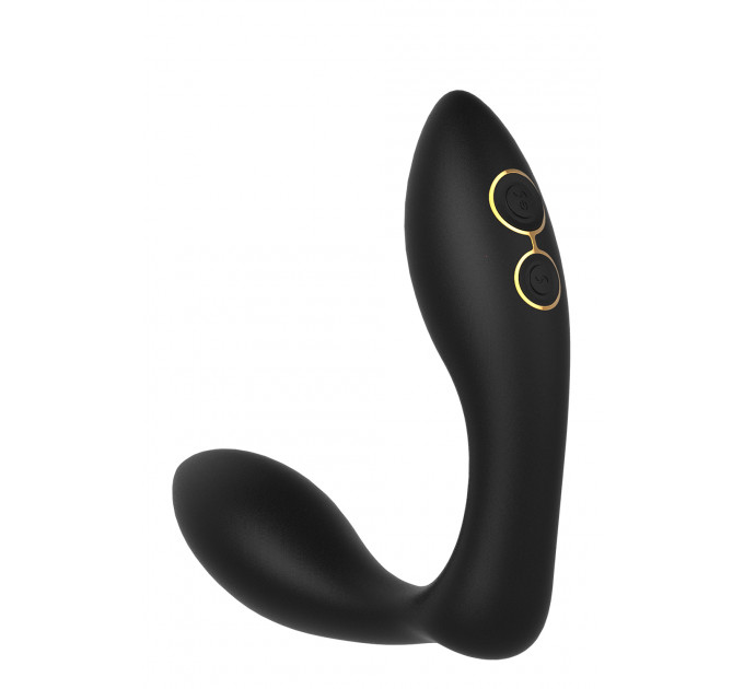 Универсальный вибромассажер с анальной стимуляцией Dream Toys Elite Renée, черный