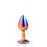Dt21781 Райдужна анальна пробка GLEAMING LOVE MULTICOLOUR PLUG SMALL