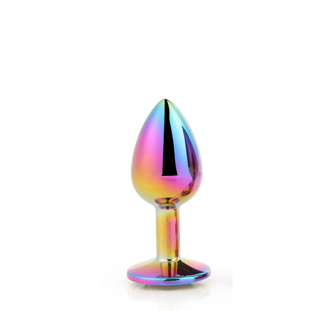 DT21781 Радужная анальная пробка GLEAMING LOVE MULTICOLOUR PLUG SMALL