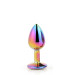 DT21781 Радужная анальная пробка GLEAMING LOVE MULTICOLOUR PLUG SMALL