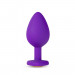 Анальна пробка з каменем BlushTEMPTASIA BLING PLUG SMALL PURPLE