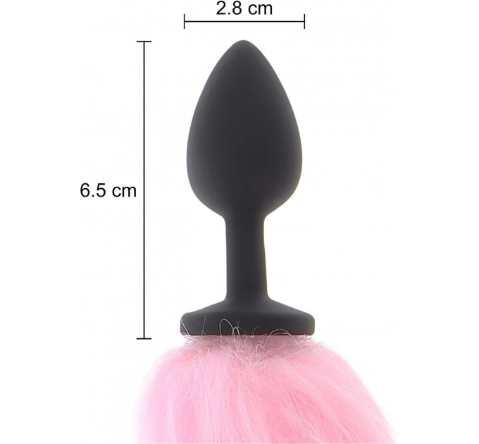 Анальна пробка з хвостом та підсвічуванням Taboom Unicorn Tail & Buttplug LED