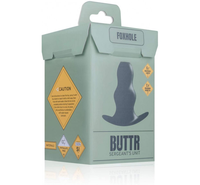 Анальна пробка для фістингу BUTTR Foxhole Hollow Butt Plug