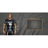 Штани чоловічі , вініл H059 Noir Handmade, чорний, XL