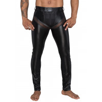 Штани чоловічі , вініл H059 Noir Handmade, чорний, XL