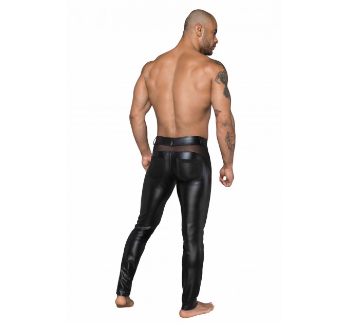 Штани чоловічі , вініл H059 Noir Handmade, чорний, XL
