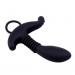 Cтимулятор простати з додатковим відростком Chisa Black Mont Booty Exciter і кільцем-тримачем
