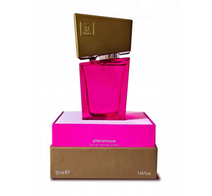 Духи с феромонами женские SHIATSU Pheromone Fragrance women pink 50 ml
