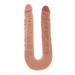 Двойной фаллоимитатор ToyJoy Double Dong, бежевый