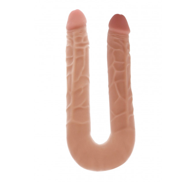 Двойной фаллоимитатор ToyJoy Double Dong, бежевый