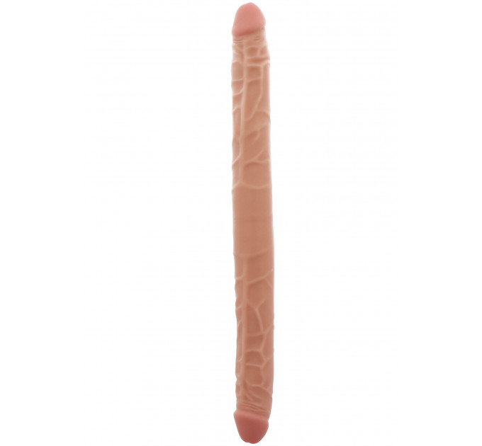 Двойной фаллоимитатор ToyJoy Double Dong, бежевый