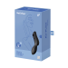 Двойной вибратор с вакуумной стимуляцией SATISFYER CURVY TRINITY 2 BLACK