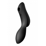 Двойной вибратор с вакуумной стимуляцией SATISFYER CURVY TRINITY 2 BLACK