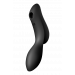 Двойной вибратор с вакуумной стимуляцией SATISFYER CURVY TRINITY 2 BLACK
