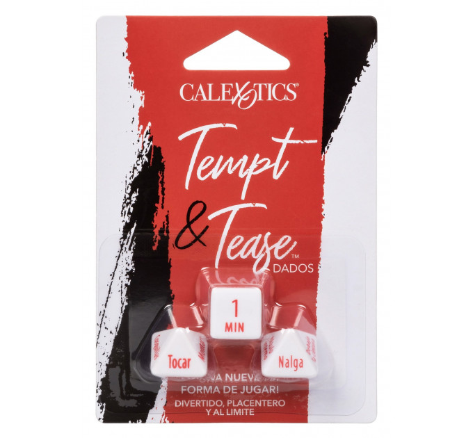 Еротична гра для двох California Exotic Tempt & Tease Dados кубики 3 шт.