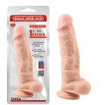 Фаллоимитатор с яичками на присоске Chisa Ballsy Super Cock, телесный