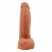 Фаллоимитатор на присоске Chisa T-skin ReaL SEX LURE, 17.5 см х 3.8 см, коричневый