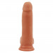 Фаллоимитатор на присоске Chisa T-skin ReaL SEX LURE, 17.5 см х 3.8 см, коричневый