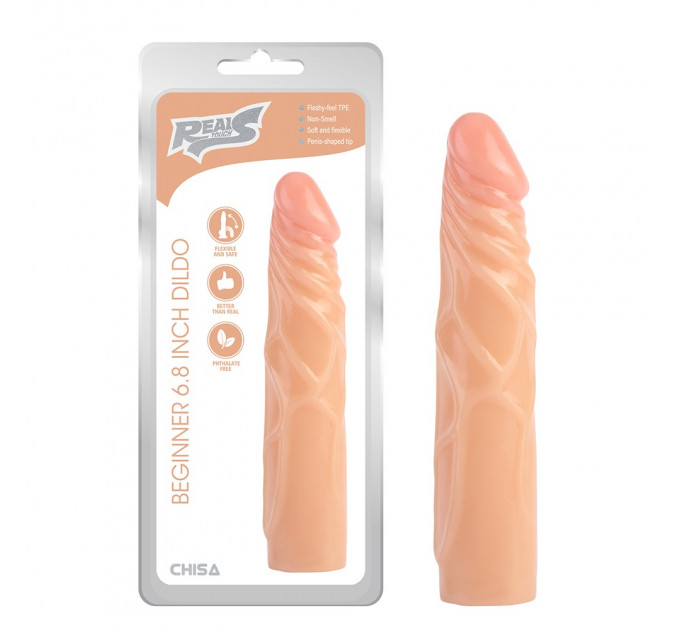 Фаллоимитатор реалистичный Chisa Real Touch S Beginner, бежевый