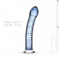 Фалоіммітатор скло Gildo Glass Dildo No.05