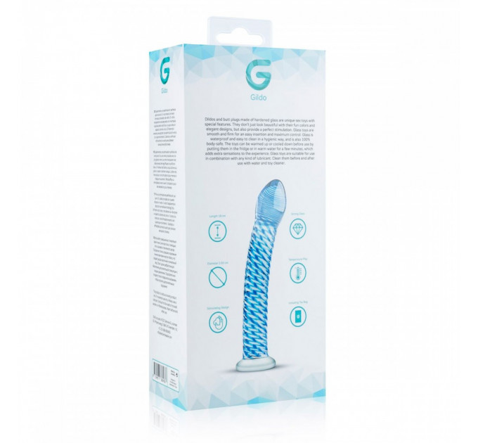 Фалоиммитатор стекло Gildo Glass Dildo No.05