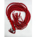 Флоггер натуральная кожа DS Fetish Leather flogger red