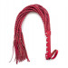 Флоггер натуральная кожа DS Fetish Leather flogger red