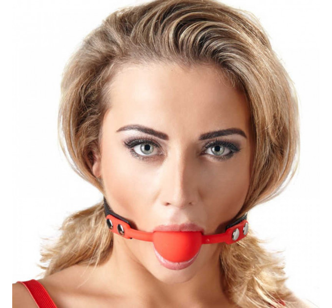 Кляп Bad Kitty RED Gag Silicone