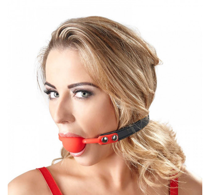Кляп Bad Kitty RED Gag Silicone
