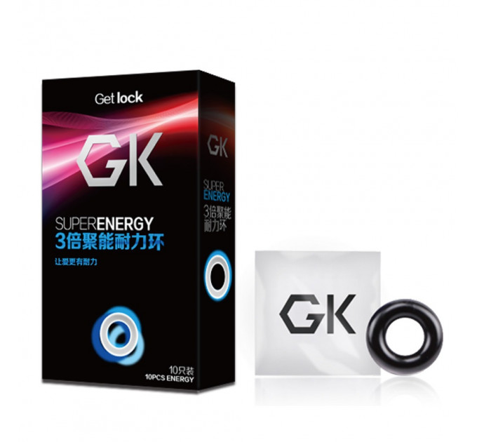 Кільця ерекційні Chisa Get Lock Super Energy (ціна за упаковку, 10 шт.)