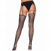 Комплект пояс и чулки со стразами Leg Avenue Garter belt and stockings set O/S