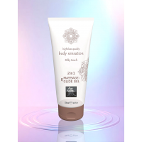 Лубрикант та масажне масло 2 в 1 SHIATSU Massage-& Glide gel 2 in1 Silky touch, 200 мл