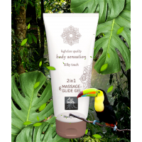Лубрикант та масажне масло 2 в 1 SHIATSU Massage-& Glide gel 2 in1 Silky touch, 200 мл