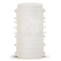 Мастурбатор рельєфний, що самозмащується Global Novelties Just Add Water Whack Pack Cuff, білий