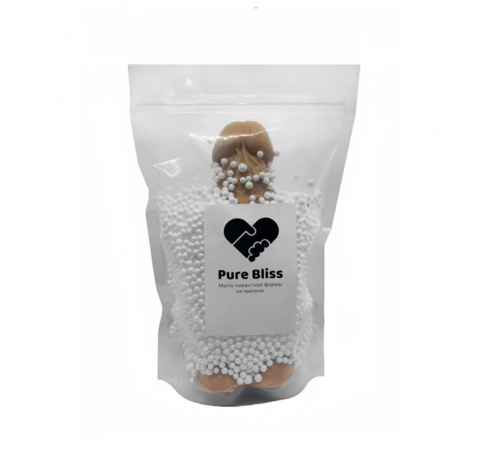 Мило член на присосці Pure Bliss коричневий, size XL