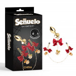 Набор CHISA Senuelo Sexy Tempter Kit анальная пробка и зажимы на соски с бантиками