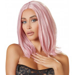 Парик боб-каре Cottelli Collection без челки, розовый