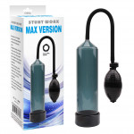 Помпа Chisa Stunt Worx Max Version Penis Pump с эрекционным кольцом в комплекте, черная