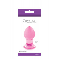 Стеклянная пробка NS Novelties CRYSTAL SMALL PINK