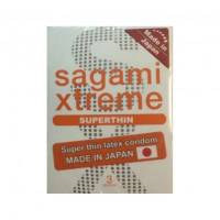 Супертонкі латексні презервативи Sagami Xtreme Superthhin (ціна за упаковку, 3 шт.)