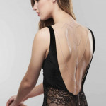 Цепочка для спины Bijoux Indiscrets Magnifique Back and Cleavage Chain -Silver, украшение для тела
