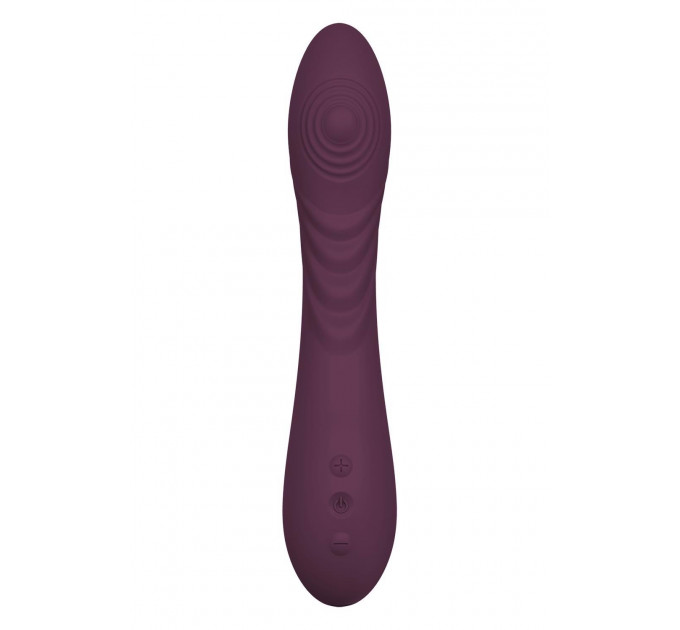 Вибратор гибкий с пульсацией Dream Toys Essentials Tapping Power Vibе, фиолетовый