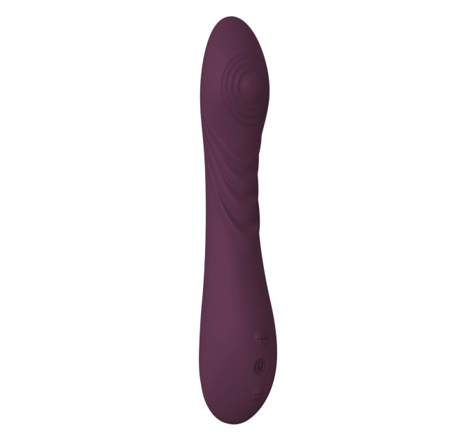 Вибратор гибкий с пульсацией Dream Toys Essentials Tapping Power Vibе, фиолетовый
