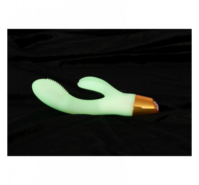 Вибратор кролик You2Toys GITD Rabbit Vibrator, светится в темноте