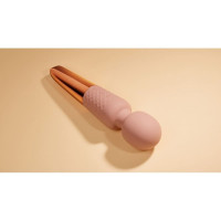 Вибратор-микрофон Sweet Em Velvet Lurer, 28 режимов вибрации, розовый с золотом